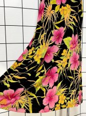 画像10: 花柄 レトロ USA古着 ロング マキシ丈 ヴィンテージワンピース (10)