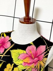 画像5: 花柄 レトロ USA古着 ロング マキシ丈 ヴィンテージワンピース (5)