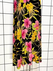 画像9: 花柄 レトロ USA古着 ロング マキシ丈 ヴィンテージワンピース (9)