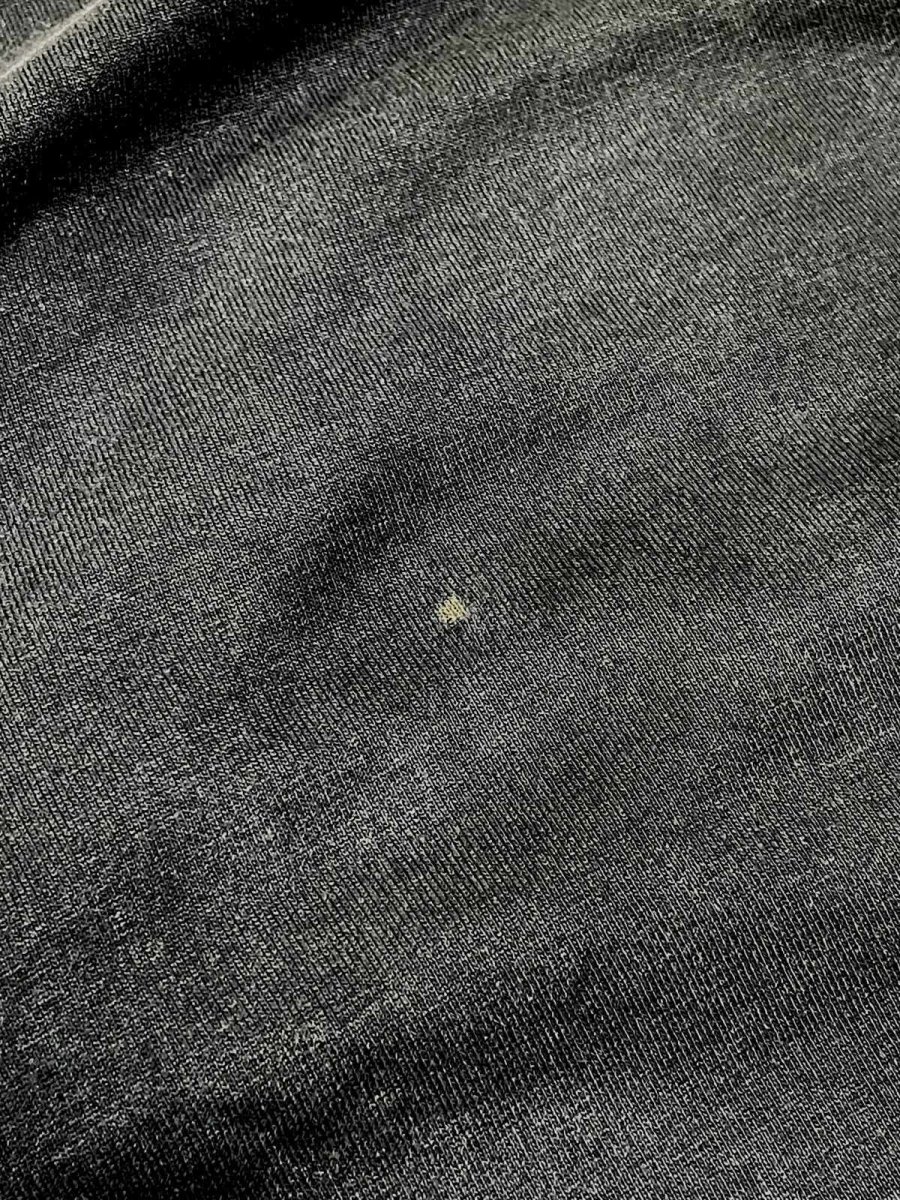 画像14: 刺繡 ブラック レトロ USA古着 半袖 ヴィンテージTシャツ (14)