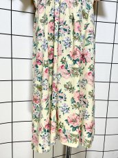 画像9: 花柄 レトロ USA古着 ヴィンテージワンピース (9)