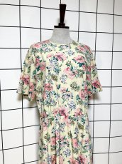 画像4: 花柄 レトロ USA古着 ヴィンテージワンピース (4)