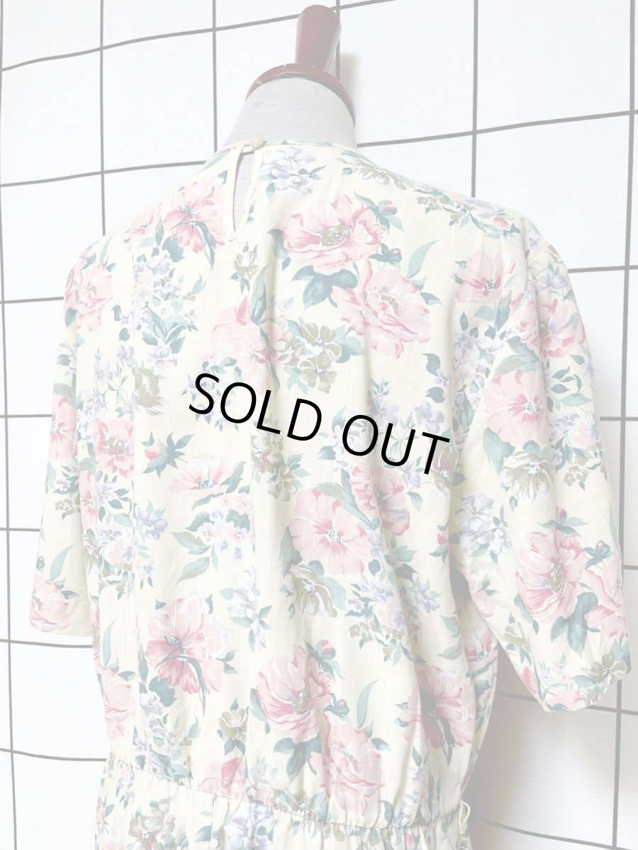 画像3: 花柄 レトロ USA古着 ヴィンテージワンピース (3)