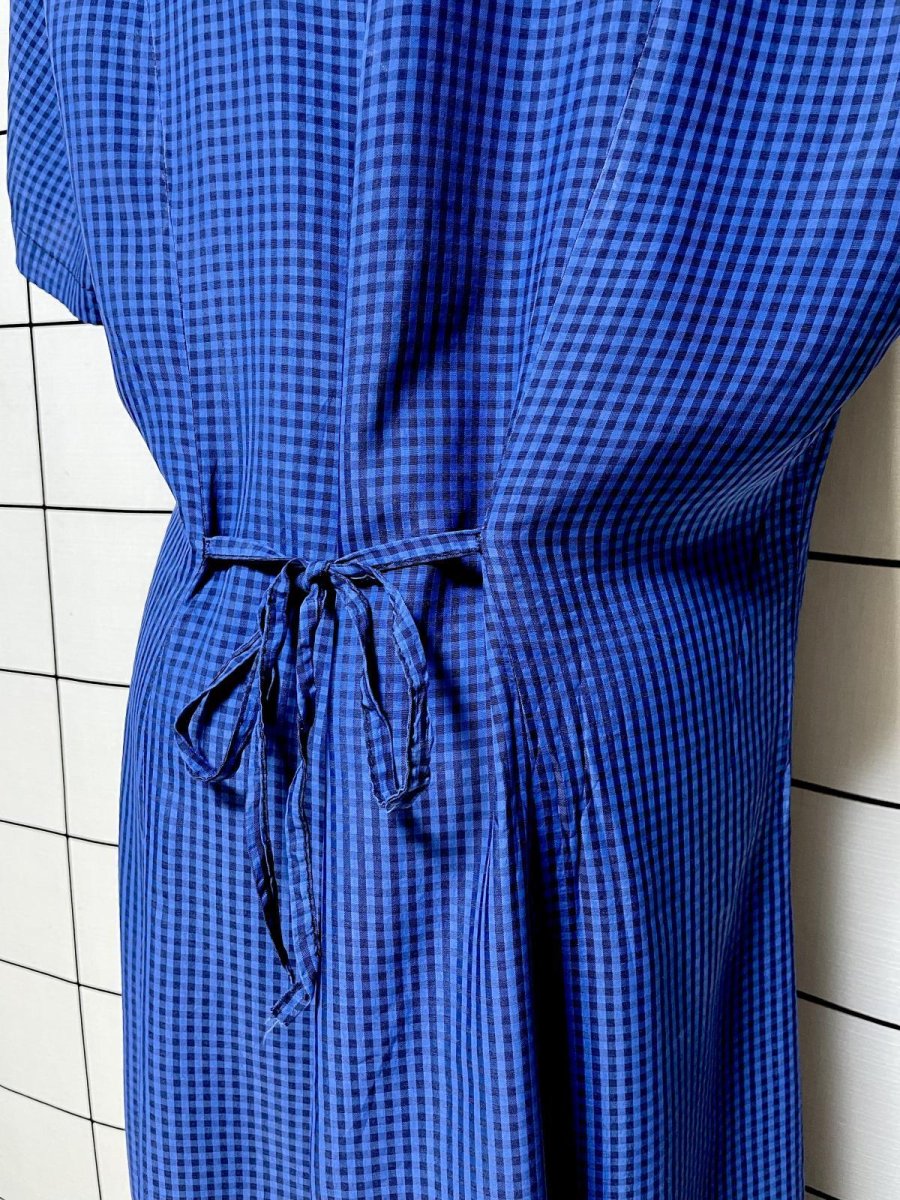 画像3: ギンガムチェック レトロ USA古着 ヴィンテージワンピース (3)