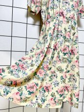 画像10: 花柄 レトロ USA古着 ヴィンテージワンピース (10)