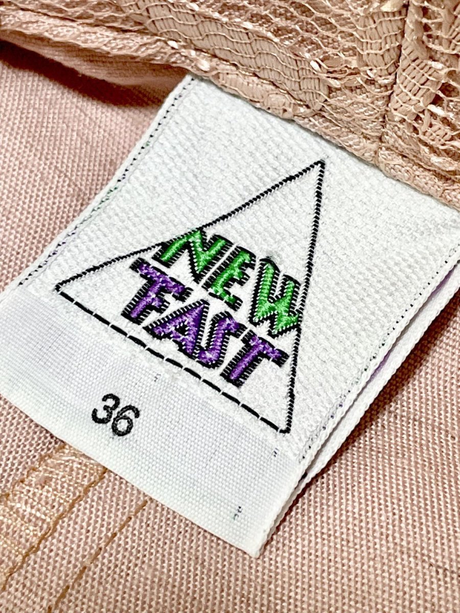 画像12: フラワーレース くすんだピンク 五分丈 レトロ ヨーロッパ古着 ヴィンテージジャケット (12)