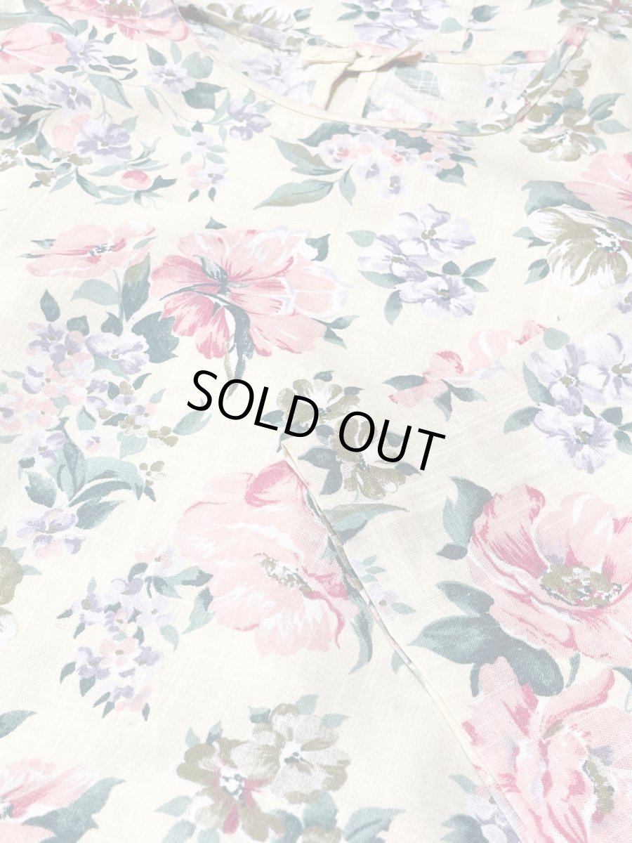 画像11: 花柄 レトロ USA古着 ヴィンテージワンピース (11)