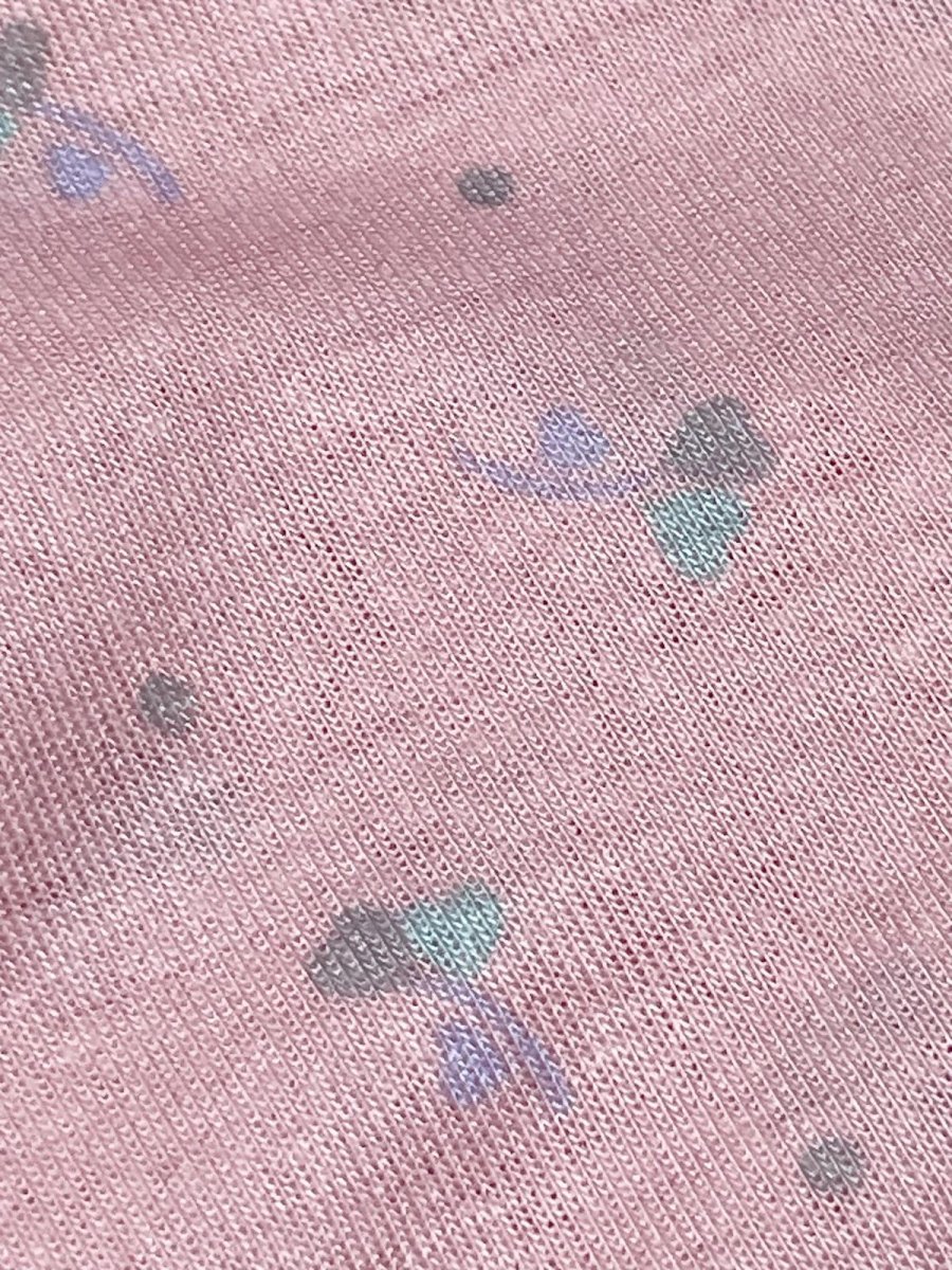 画像10: 小花柄 ピンク ベルト紐付 パフスリーブ ウエストゴム レトロ USA古着 ヴィンテージワンピース  (10)