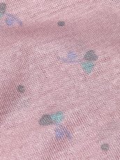 画像10: 小花柄 ピンク ベルト紐付 パフスリーブ ウエストゴム レトロ USA古着 ヴィンテージワンピース  (10)