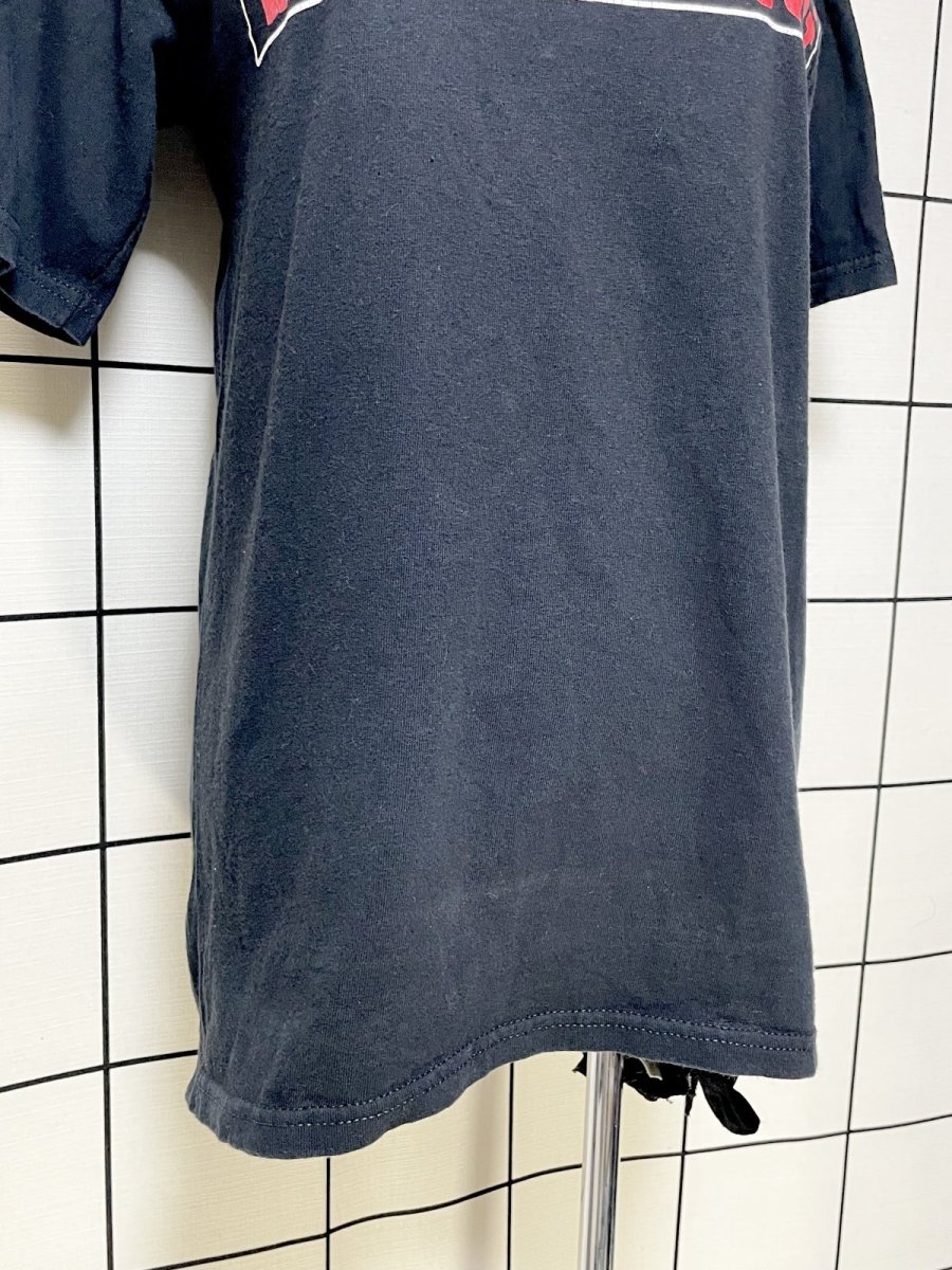 画像7: anvil ブラック レトロ 古着 半袖 Tシャツ (7)