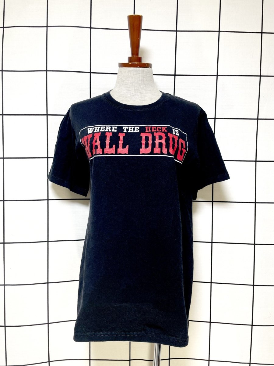 画像1: anvil ブラック レトロ 古着 半袖 Tシャツ (1)