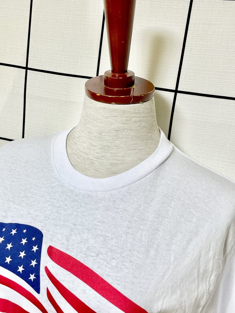 画像4: ホワイト レトロ USA古着 半袖 ヴィンテージ Tシャツ (4)