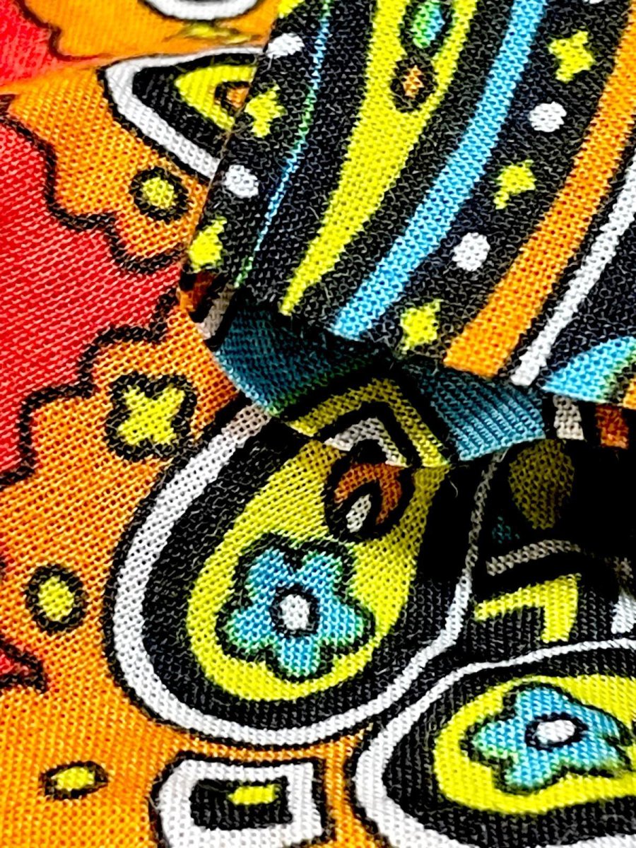 画像13: ペイズリーモチーフ レトロサイケ ヨーロッパ古着 ヴィンテージワンピース (13)