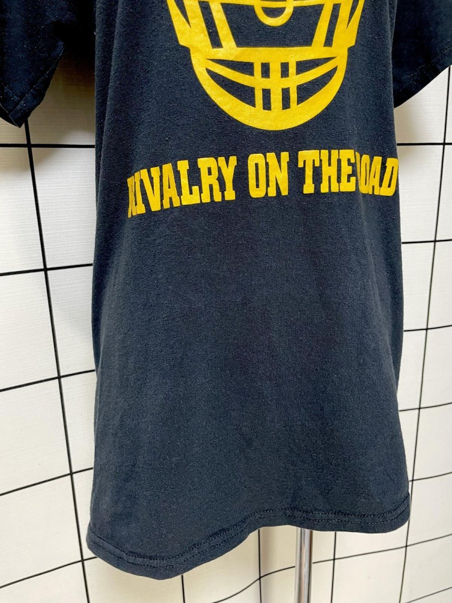 画像7: ブラック プリントロゴ レトロ El Salvador 古着 半袖 Tシャツ (7)