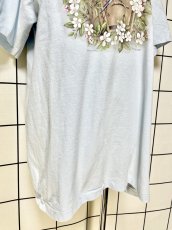 画像8: 鳥 バタフライ 巣箱 ライトブルー レトロ USA古着 半袖 ヴィンテージ Tシャツ (8)