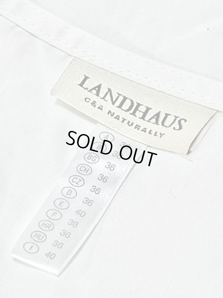 画像11: ショート丈 ホワイト ガーリー ディアンドル チロルブラウス (11)