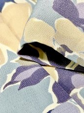 画像13: 花柄 リーツ切り替え ウエストゴム レトロ USA古着 ヴィンテージワンピース (13)