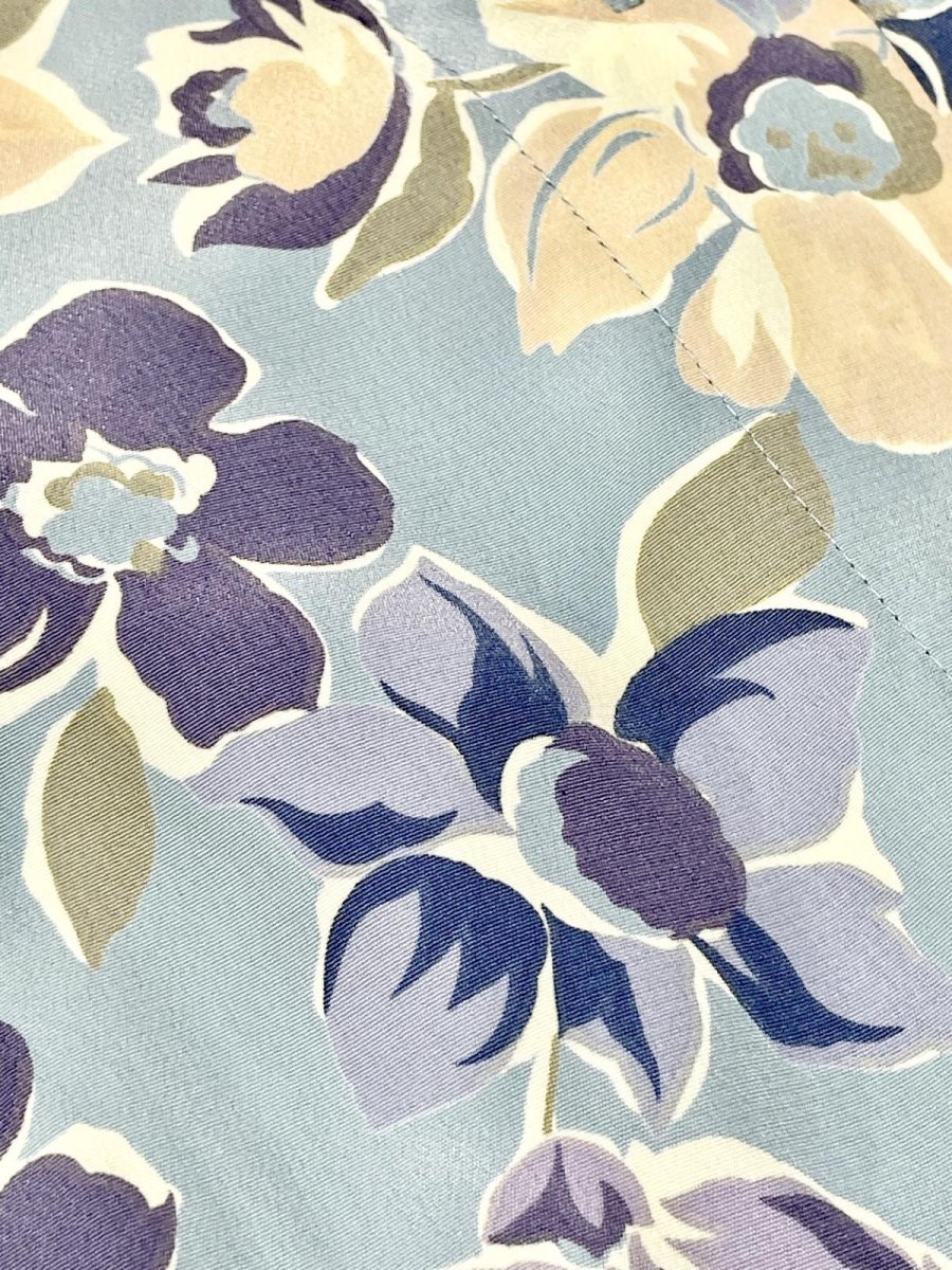 画像12: 花柄 リーツ切り替え ウエストゴム レトロ USA古着 ヴィンテージワンピース (12)