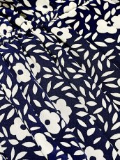 画像12: プリーツ切り替え 花柄 UNIONMADE ウエストゴム レトロ USA古着 ヴィンテージワンピース (12)