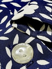 画像13: プリーツ切り替え 花柄 UNIONMADE ウエストゴム レトロ USA古着 ヴィンテージワンピース (13)