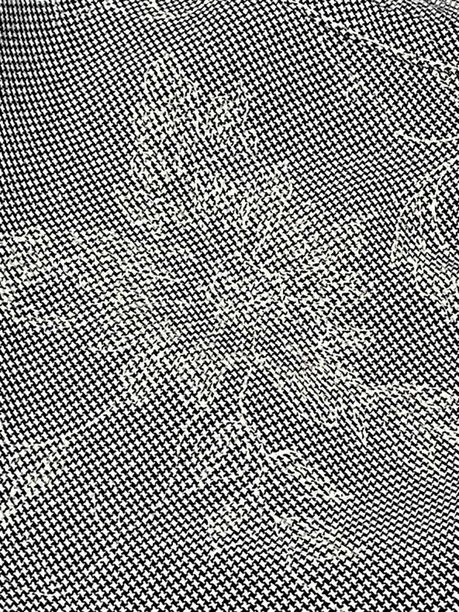 画像14: グレンチェック レイヤード風  バックリボン レトロ USA古着 ヴィンテージワンピース (14)