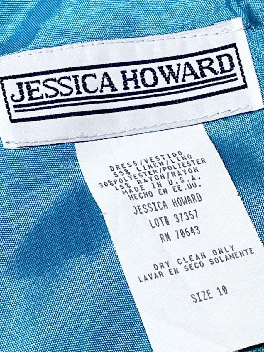 画像10: チェック柄 レトロ USA古着 ノースリーブ ヴィンテージワンピース (10)