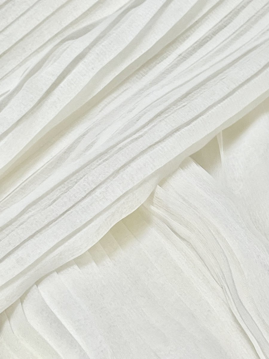 画像11: パーティーや衣装にもおすすめ プリーツ ホワイト レトロ USA古着 ヴィンテージドレス (11)