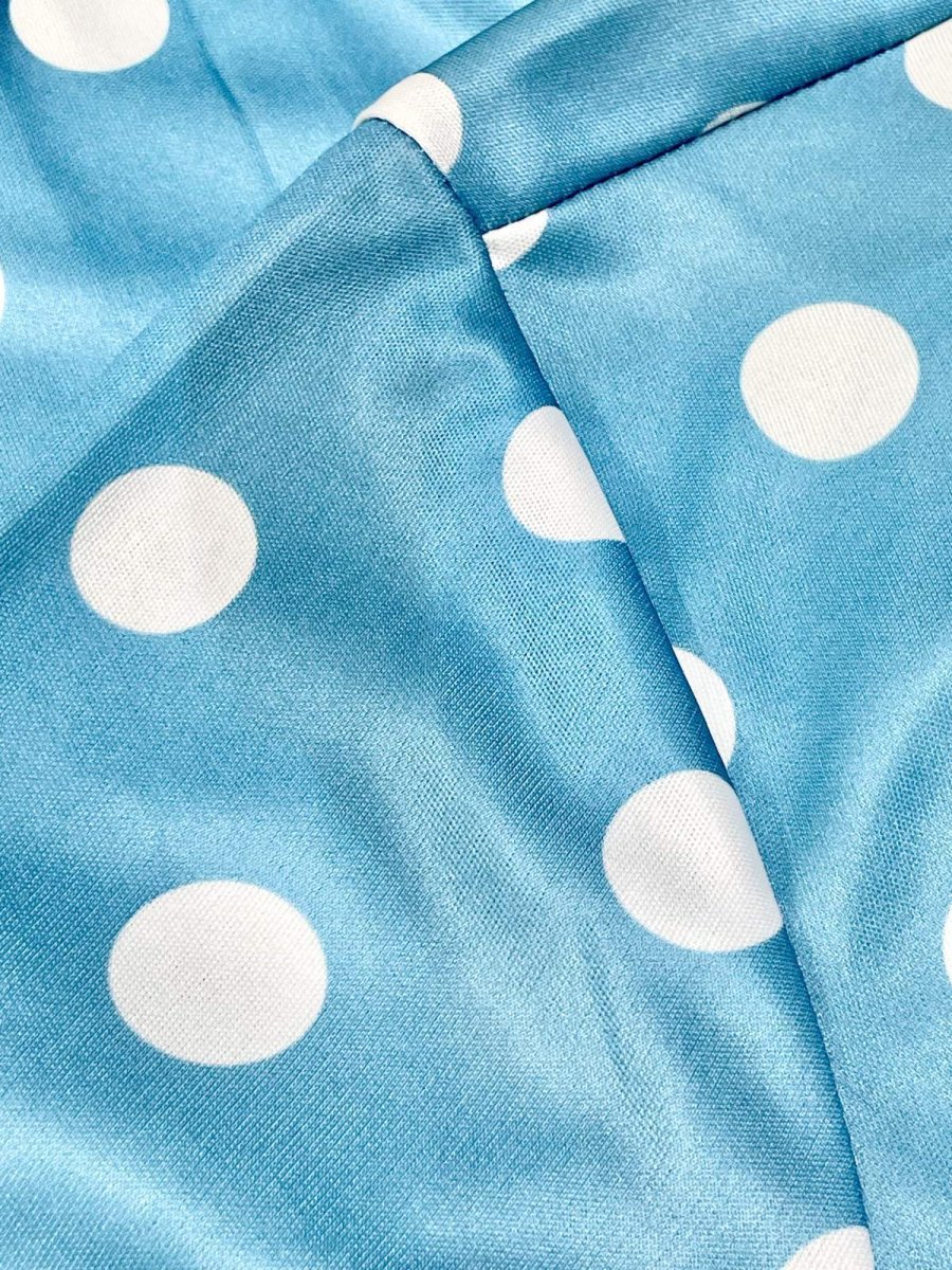 画像13: ドット柄 ウエストゴム レトロ グアテマラ Guatemala 古着 ヴィンテージワンピース (13)