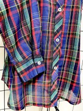 画像7: チェック柄 UNIONMADE シャツ USA古着 レトロ ヴィンテージブラウス (7)