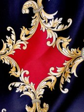 画像6: Italy製 イタリア レトロアンティーク ヴィンテージスカーフ ヨーロッパ (6)