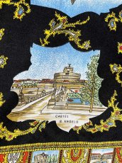 画像8: Italy製 イタリア レトロアンティーク ヴィンテージスカーフ ヨーロッパ (8)