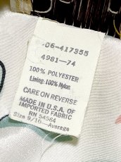 画像14: 花柄 ドルマンスリーブ ウエストゴム レトロ USA古着 ヴィンテージワンピース (14)