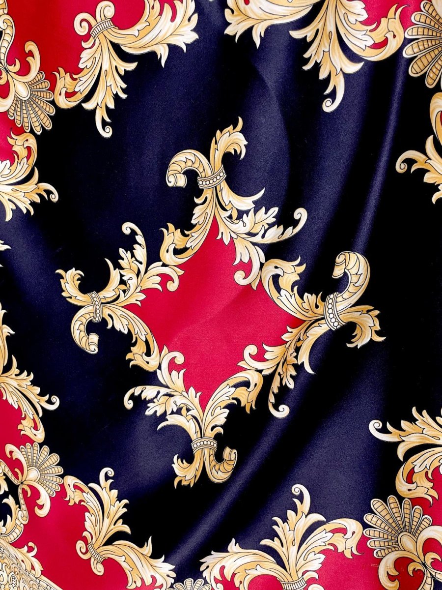 画像5: Italy製 イタリア レトロアンティーク ヴィンテージスカーフ ヨーロッパ (5)