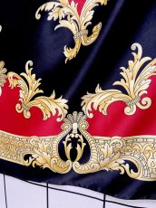 画像4: Italy製 イタリア レトロアンティーク ヴィンテージスカーフ ヨーロッパ (4)
