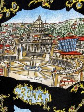 画像9: Italy製 イタリア レトロアンティーク ヴィンテージスカーフ ヨーロッパ (9)