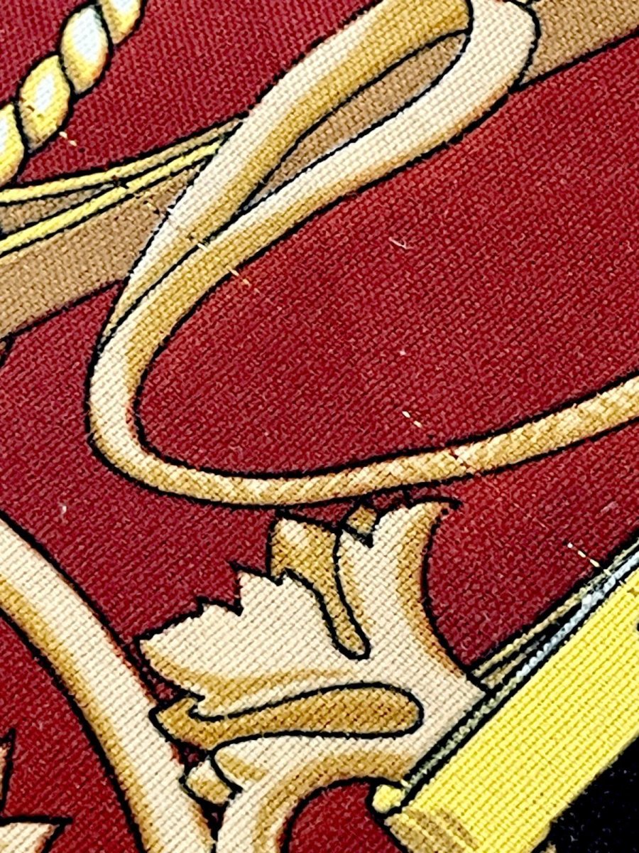 画像10: Italy製 イタリア レトロアンティーク ヴィンテージスカーフ ヨーロッパ (10)