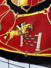 画像4: Italy製 イタリア レトロアンティーク ヴィンテージスカーフ ヨーロッパ (4)