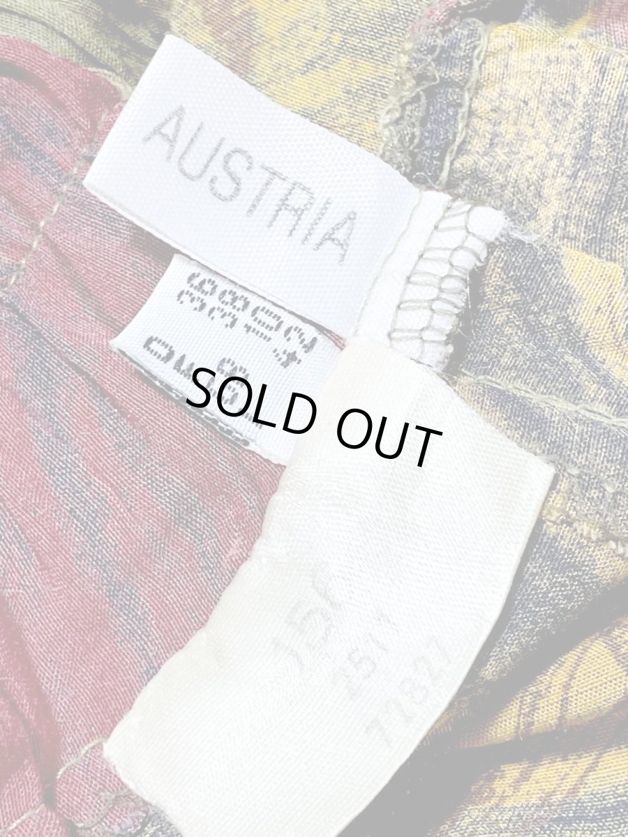 画像12: Austria製 花柄 ウエストゴム レトロ ヨーロッパ古着 ヴィンテージスカート (12)