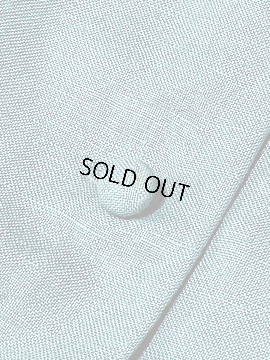 画像18: 花刺繍 前開き 半袖 レトロ USA古着 ヴィンテージワンピース (18)