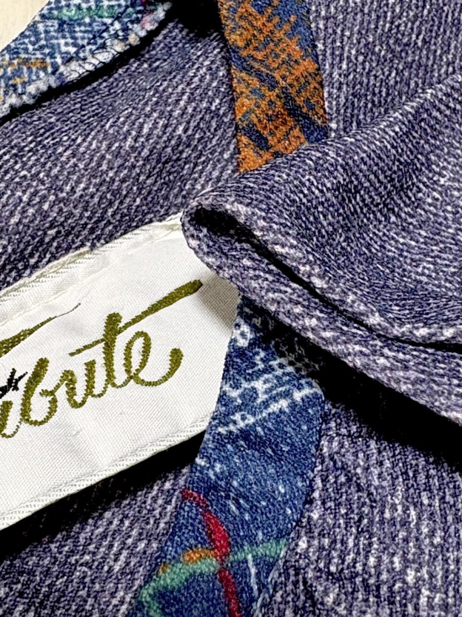 画像10: 首元切り替えし レトロ USA古着 ヴィンテージワンピース (10)