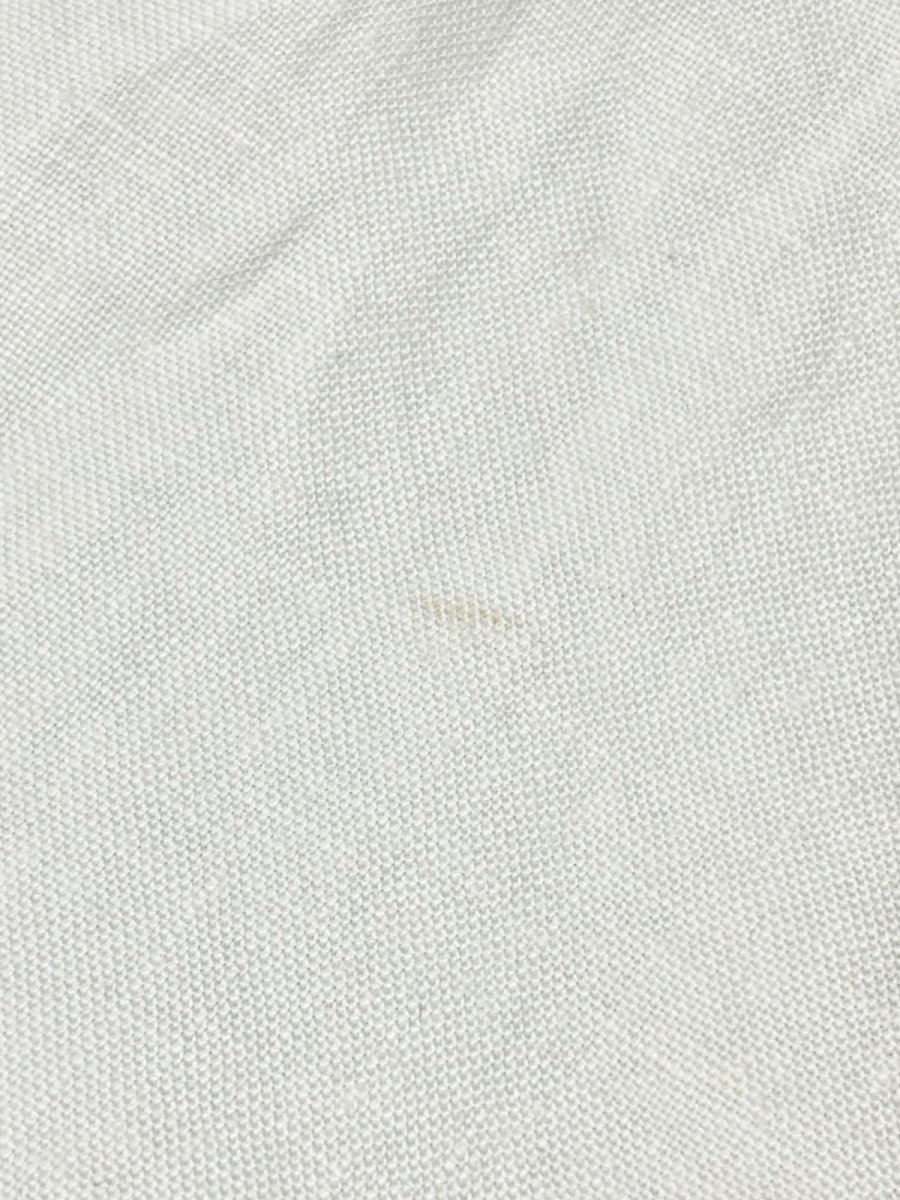 画像20: 西ドイツ製 リネン マルチカラー モノトーン 前開き レトロ ヨーロッパ古着 ヴィンテージワンピース (20)