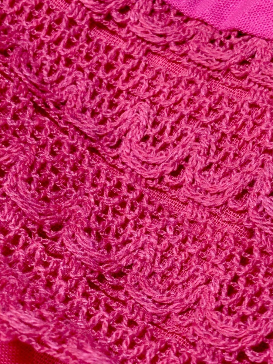 画像11: メキシカン刺繍 レース フォークロア レトロ 古着 メキシコ製 ヴィンテージ刺繍ブラウス (11)