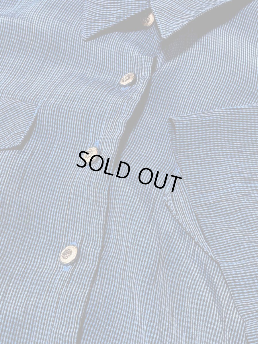 画像7: プリーツ切り替え チェック柄 ウエストゴム レトロ Guatemala 古着 ヴィンテージワンピース (7)