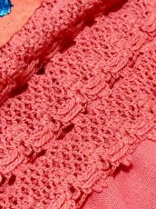 画像11: メキシカン刺繍 レース フォークロア レトロ 古着 メキシコ製 ヴィンテージ刺繍ブラウス (11)