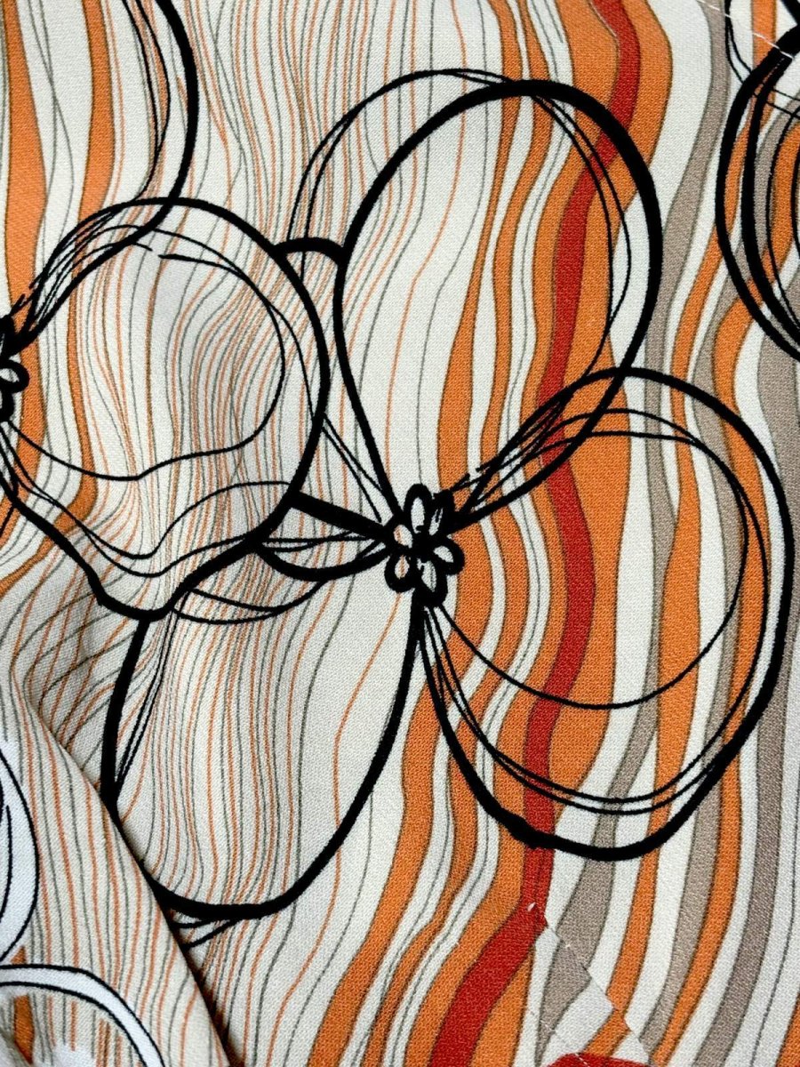 画像9: カナダ製 CANADA 花柄 レトロ 古着 長袖 シャツ ヴィンテージブラウス (9)