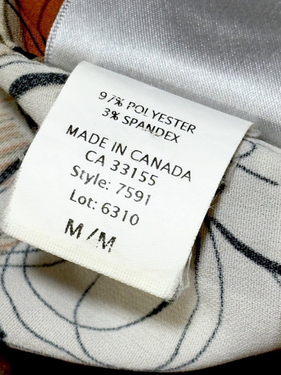 画像12: カナダ製 CANADA 花柄 レトロ 古着 長袖 シャツ ヴィンテージブラウス (12)