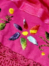 画像9: メキシカン刺繍 レース フォークロア レトロ 古着 メキシコ製 ヴィンテージ刺繍ブラウス (9)