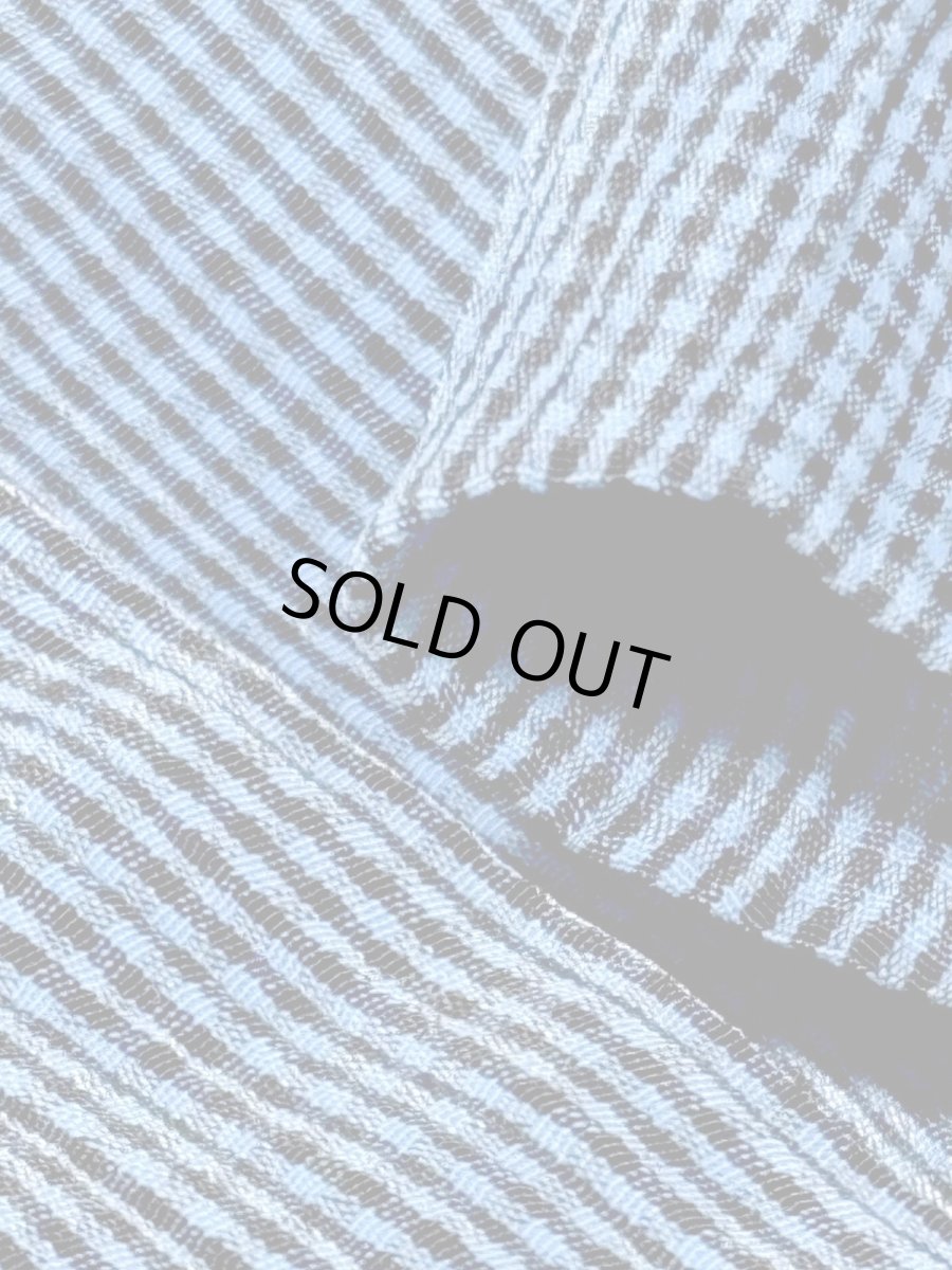 画像10: プリーツ切り替え チェック柄 ウエストゴム レトロ Guatemala 古着 ヴィンテージワンピース (10)