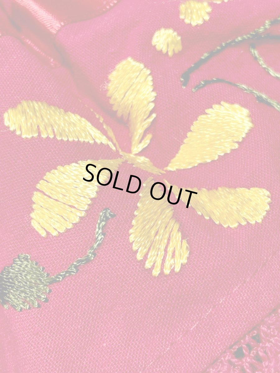 画像10: メキシカン刺繍 レース フォークロア レトロ 古着 メキシコ製 ヴィンテージ刺繍ブラウス (10)