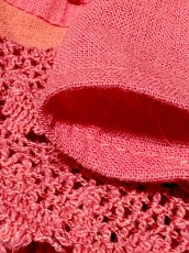 画像12: メキシカン刺繍 レース フォークロア レトロ 古着 メキシコ製 ヴィンテージ刺繍ブラウス (12)